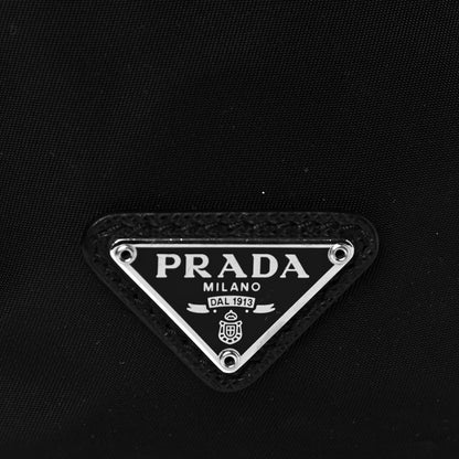 Prada Saffiano Tessuto Nylon Vela Bucket Wristlet Black 5 of 9