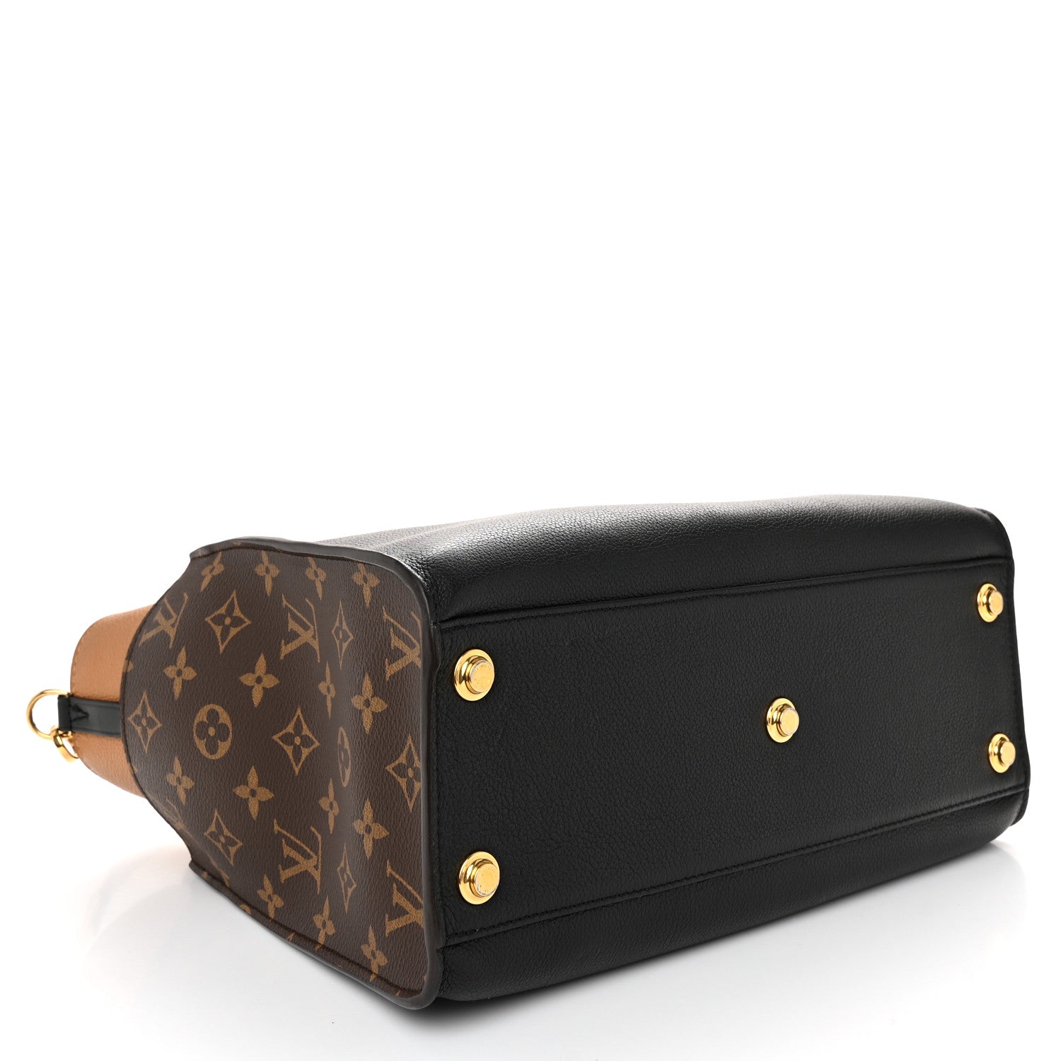 Louis Vuitton Calfskin Monogram On My Side Black 4 of 9