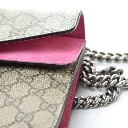 Gucci GG Supreme Monogram Mini Dionysus Shoulder Bag Pink 14 of 14