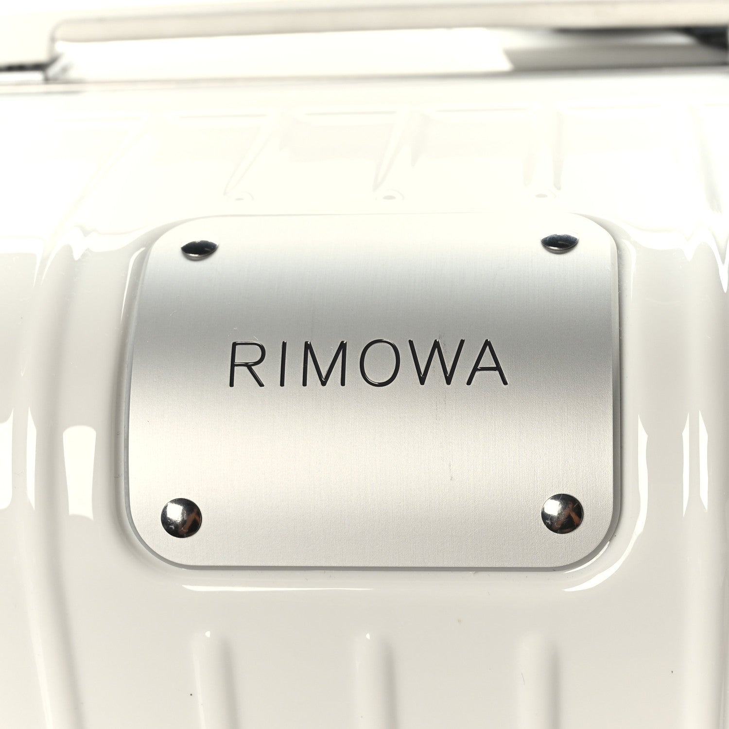 Rimowa Gloss Polycarbonate Aluminum Hybrid Cabin White 5 of 7