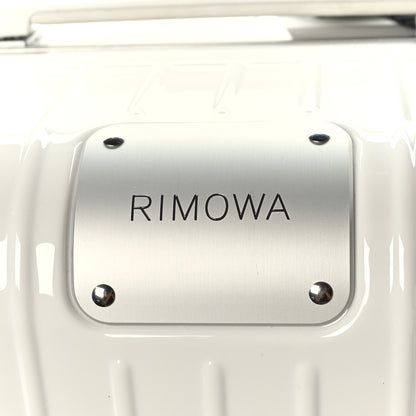 Rimowa Gloss Polycarbonate Aluminum Hybrid Cabin White 5 of 7