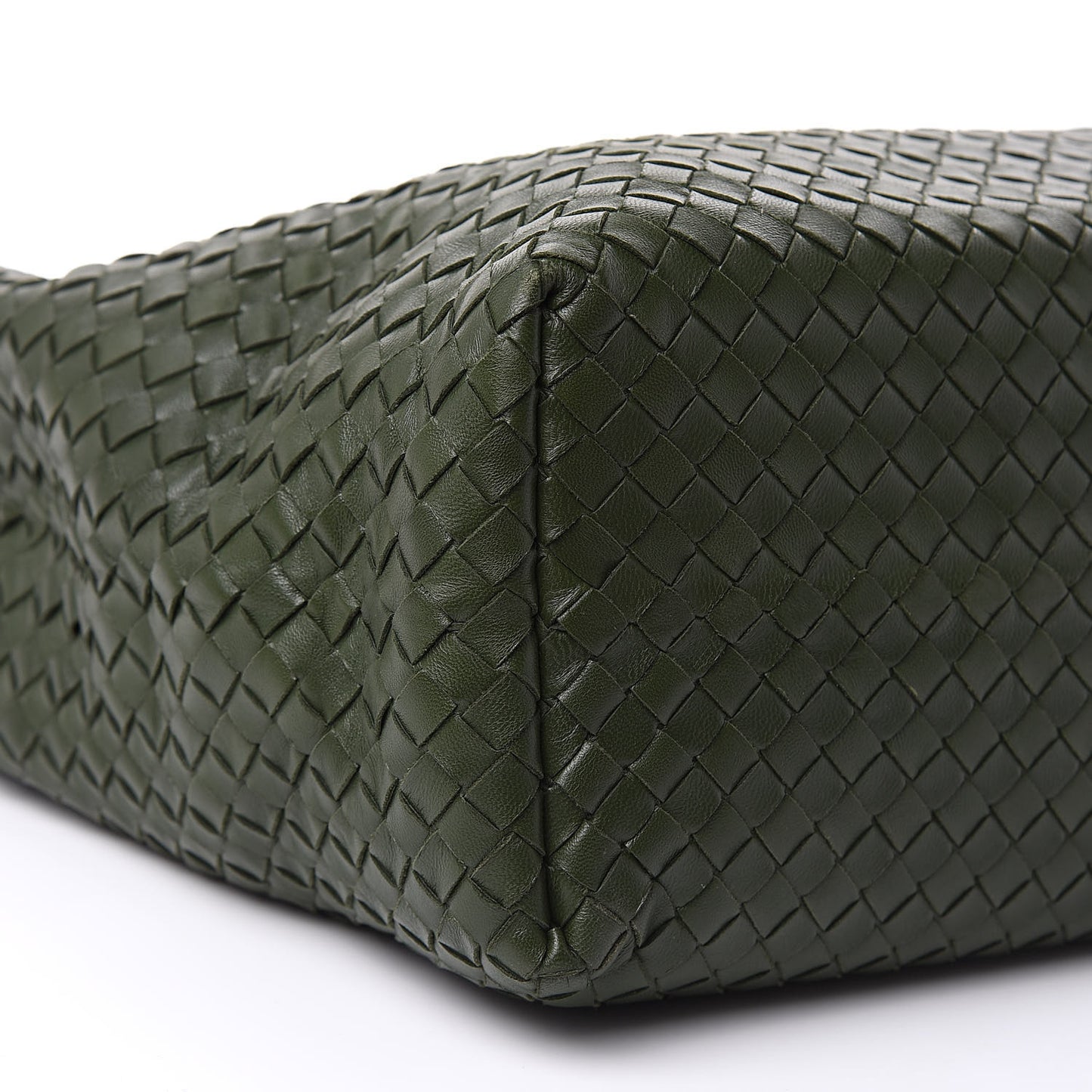 Nappa Intrecciato Bella Tote Moss