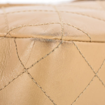 Chanel Lambskin Quilted Jumbo Single Flap Beige 3 of 13