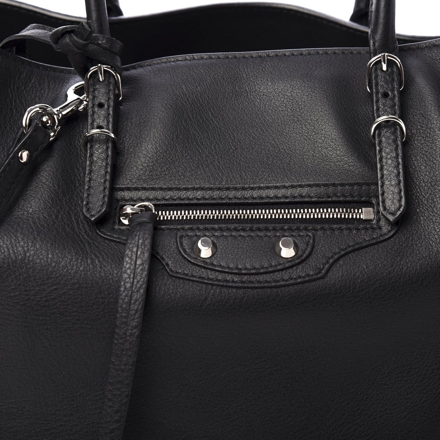 Veau Papier B4 Zip Around Tote Black