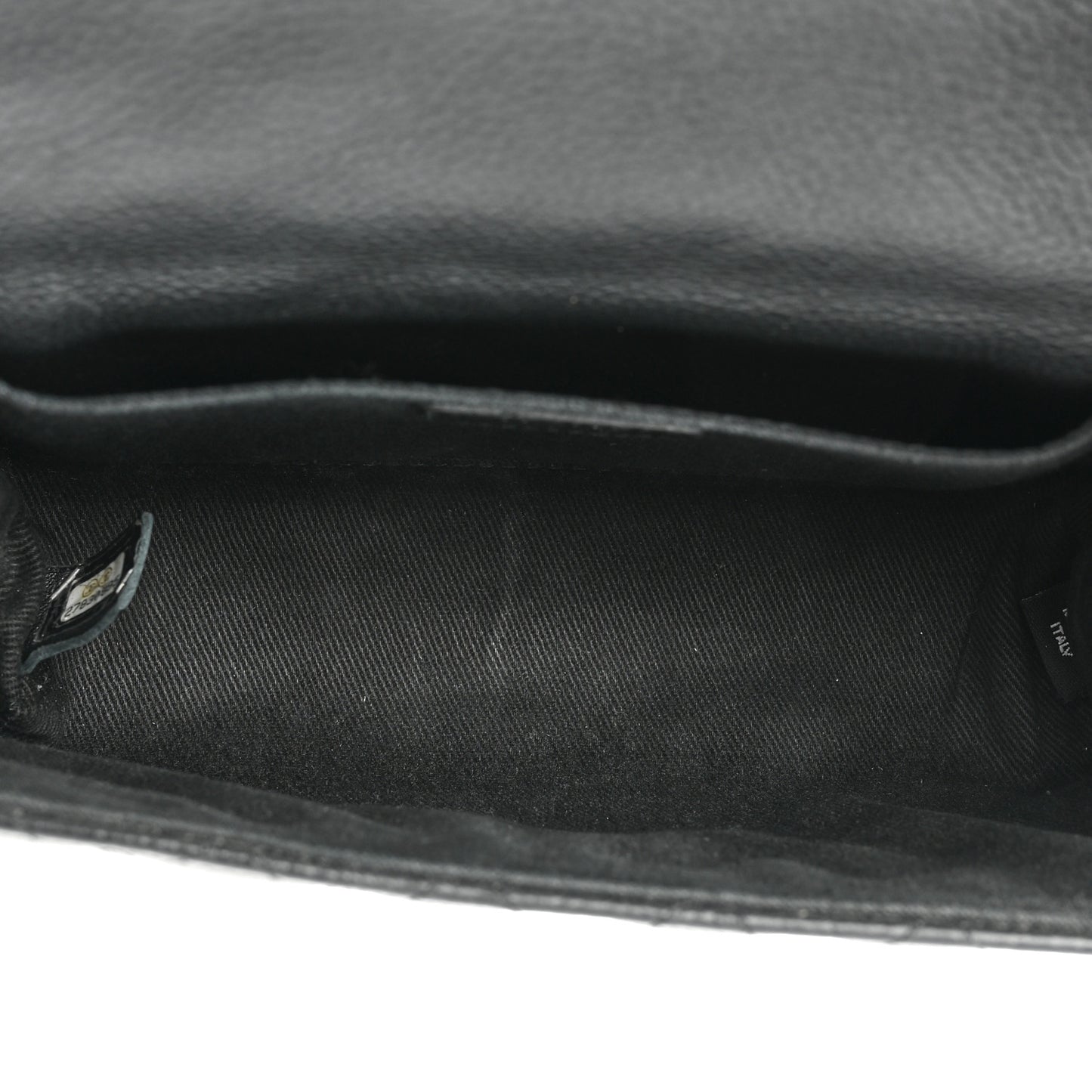 Grained Calfskin Quilted 2.55 Reissue Flap Belt Bag Clutch Black