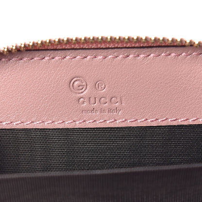 Gucci Microguccissima Zip Around Card Case Soft Pink 6 of 8