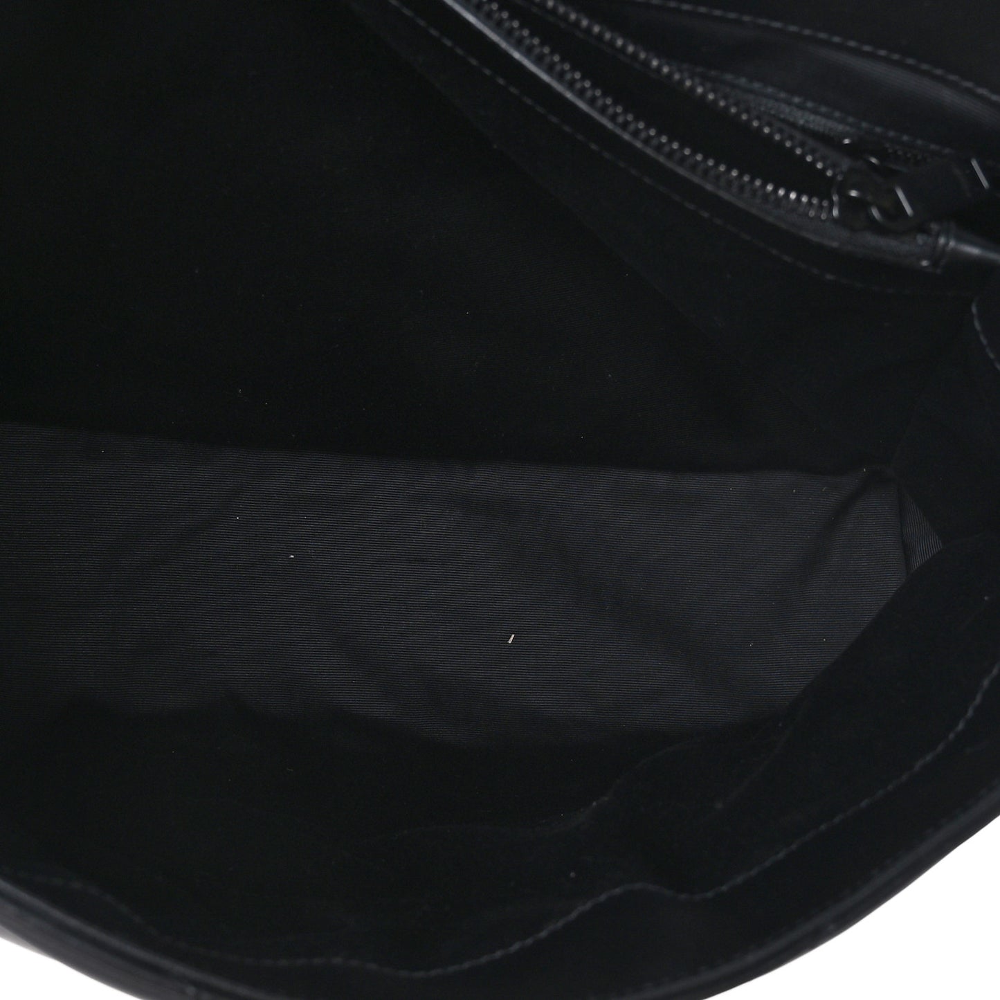 Calfskin Y Quilted Monogram Large Loulou Chain Satchel Black