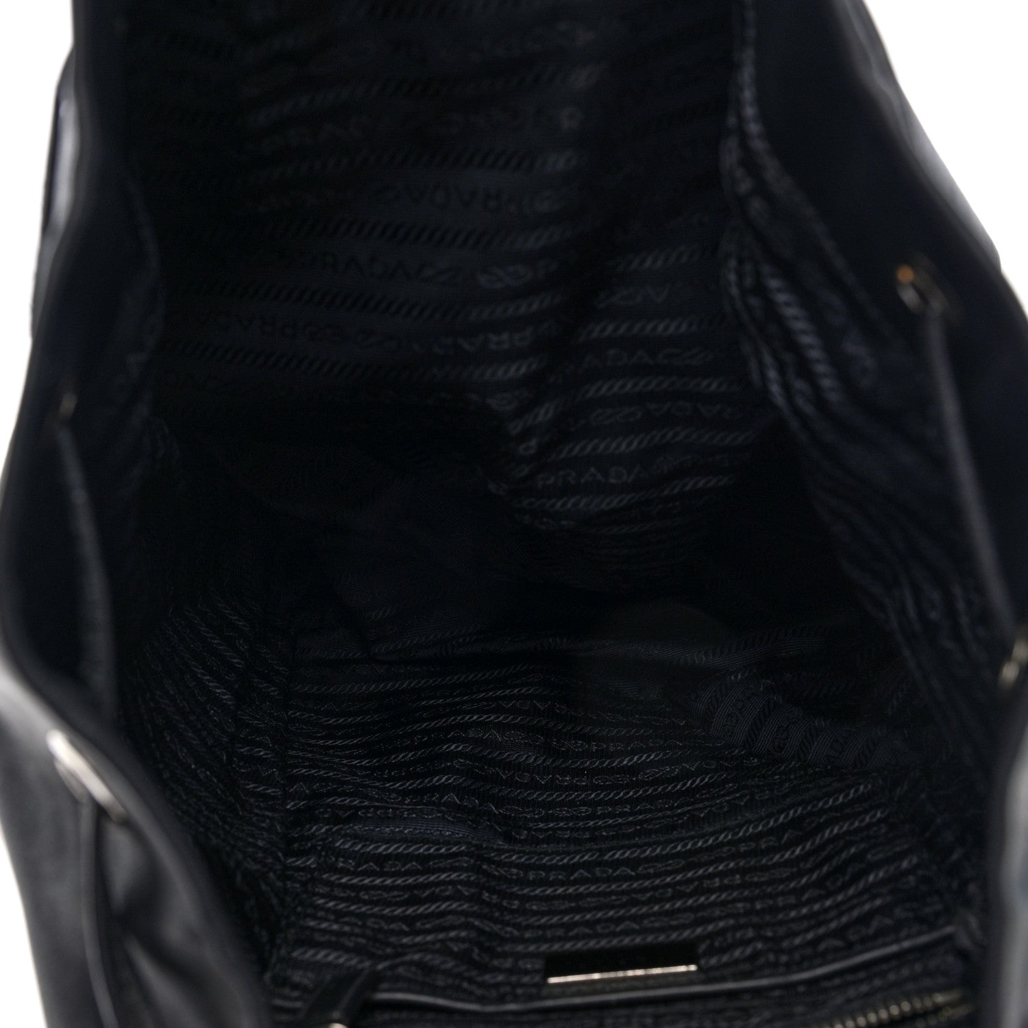 Prada Calfskin Backpack Black 4 of 8