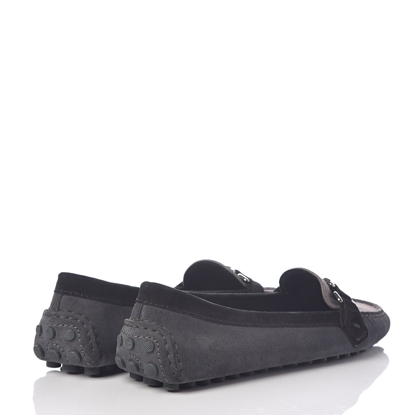 Suede Oxford Loafers 39.5 Tri-color