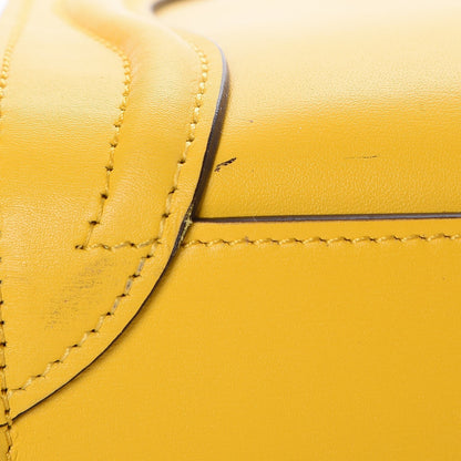 Celine Palmelato Calfskin Nano Luggage Sunflower 11 of 15