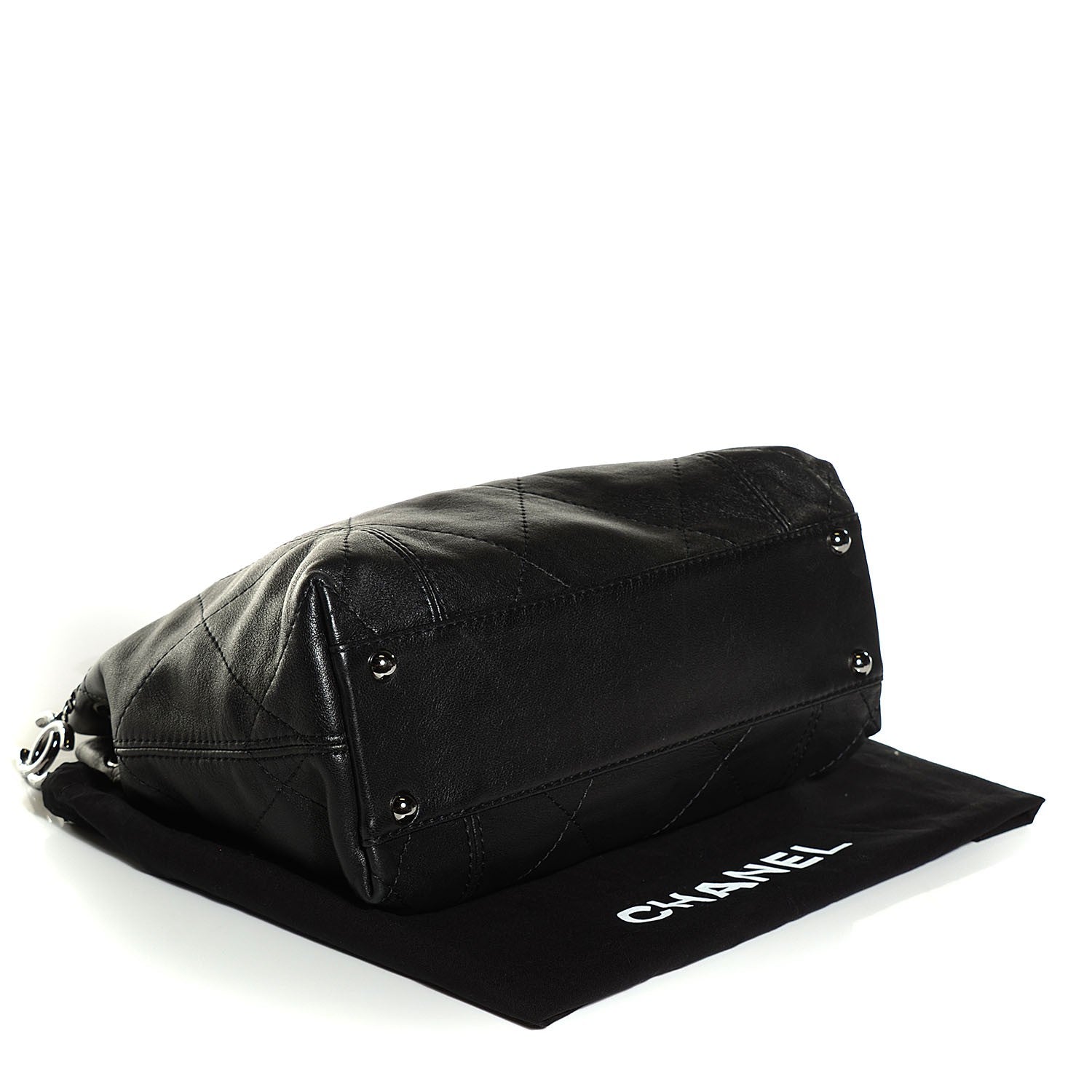 Chanel Lambskin Quilted Small Soft Touch Shoulder Bag Black 4 of 7