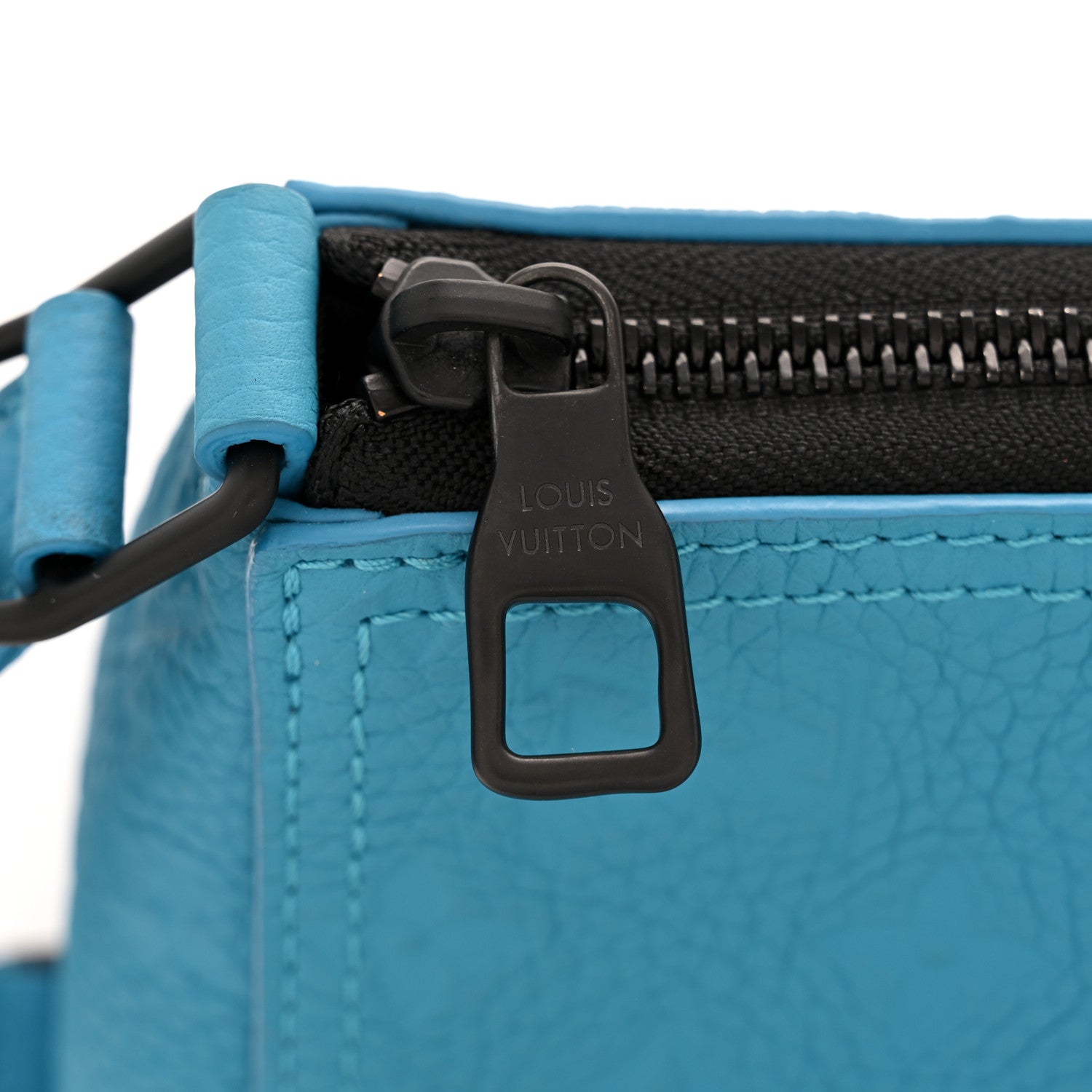 Louis Vuitton Taurillon Monogram Triangle Messenger Turquoise 12 of 12