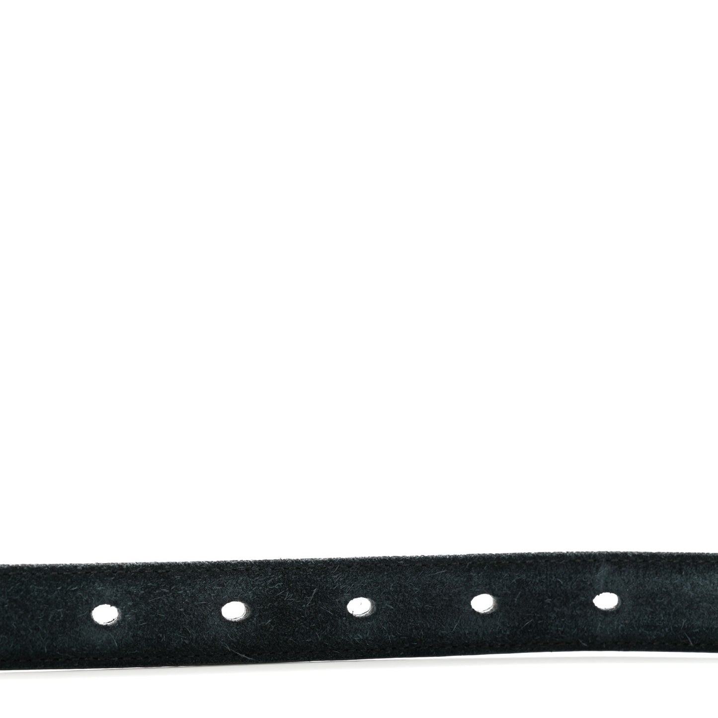 Suede Monogram Square Buckle Belt 85 34 Black