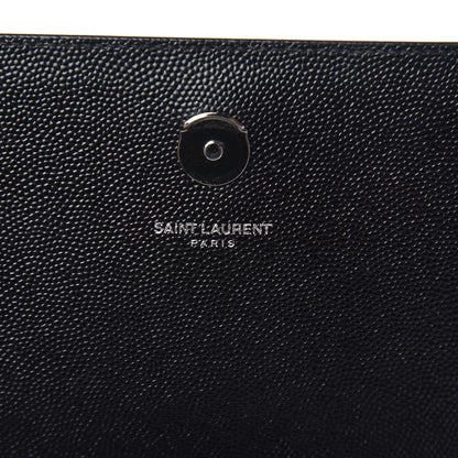 Saint Laurent Grain De Poudre Medium Classic Monogram Kate Satchel Black 6 of 11