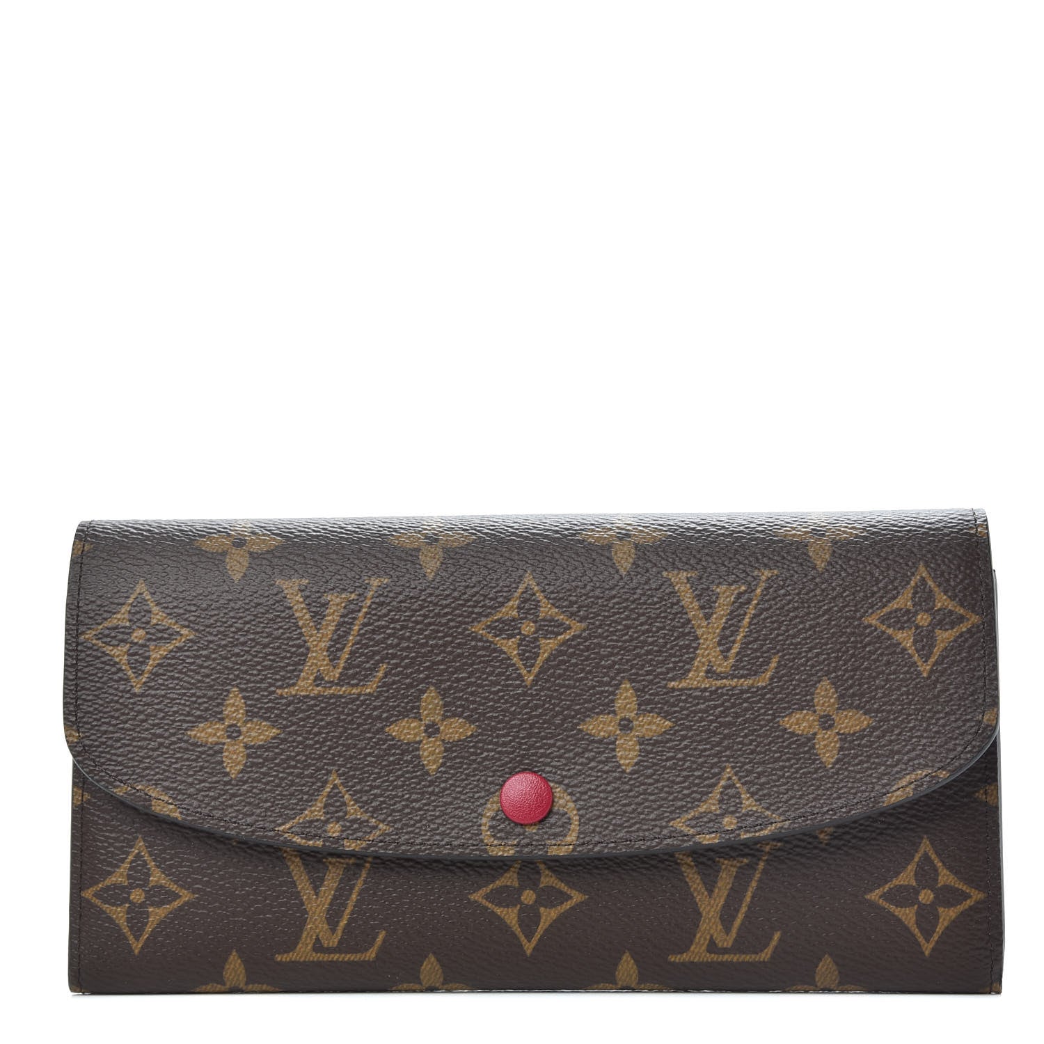 Louis Vuitton Monogram Emilie Wallet Fuchsia 1 of 7