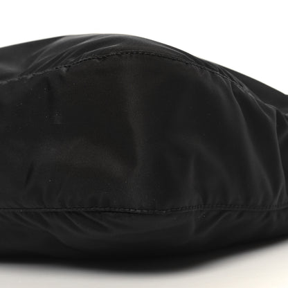 Prada Re-Nylon Vela Saffiano Pocket Double Zip Messenger Bag Black 9 of 9