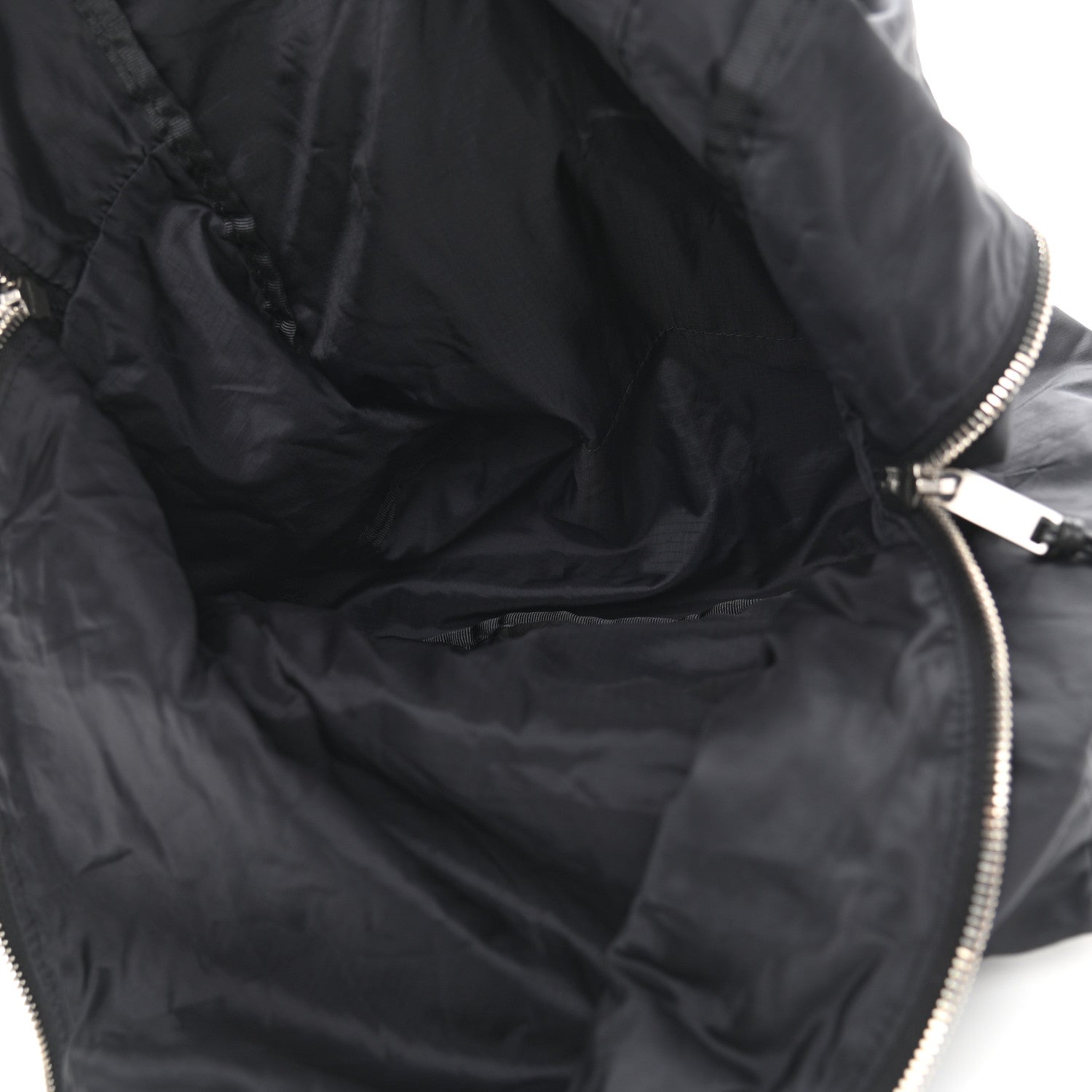Saint Laurent Nylon City Fold Up Backpack Belt Bag Black 8 of 17