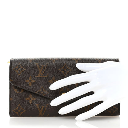 Louis Vuitton Monogram Sarah Wallet NM Coquelicot 2 of 9