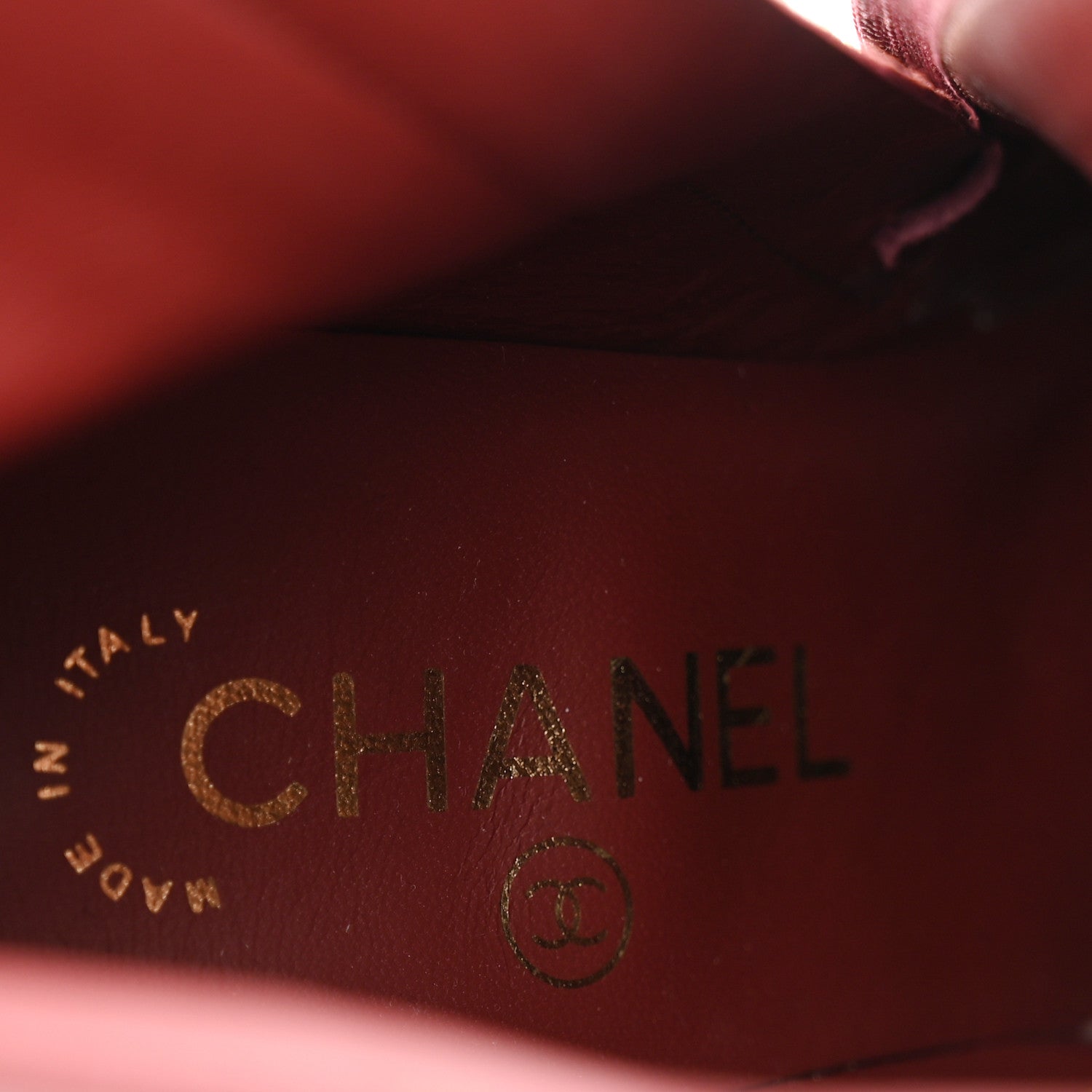 Chanel Lambskin Grosgrain Cap Toe Short Ankle Boots 36.5 Burgundy Black 6 of 13