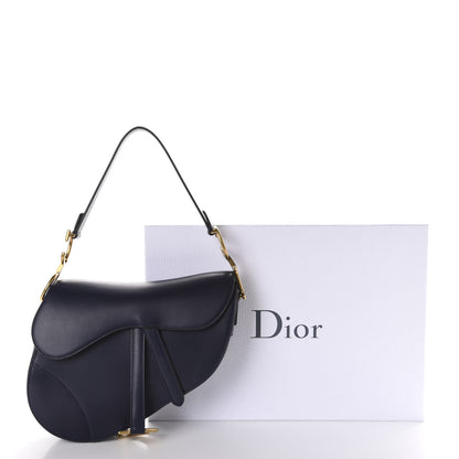 Christian Dior Calfskin Saddle Bag Indigo Blue 11 of 11