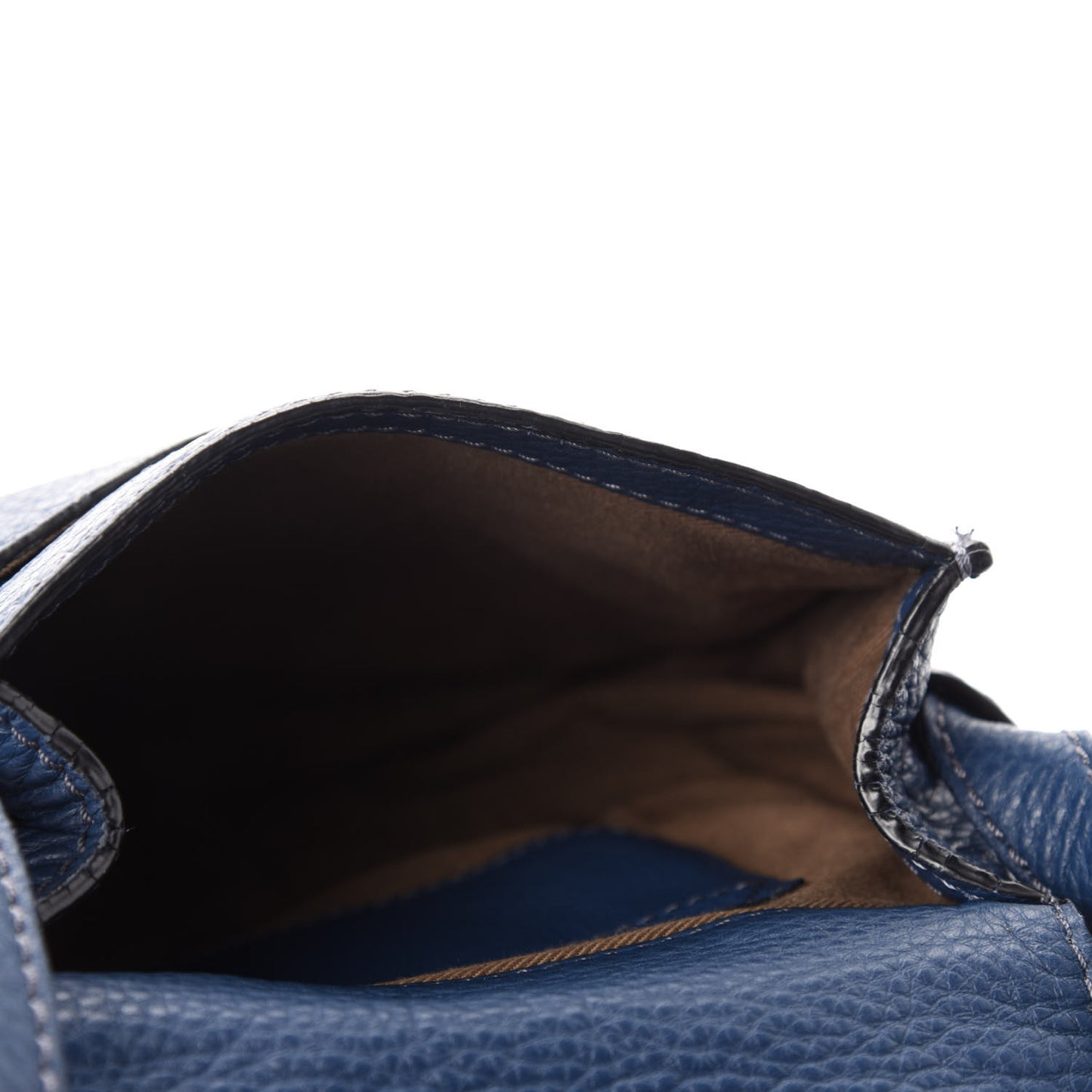 Calfskin Mini Marcie Round Crossbody Bag Royal Navy