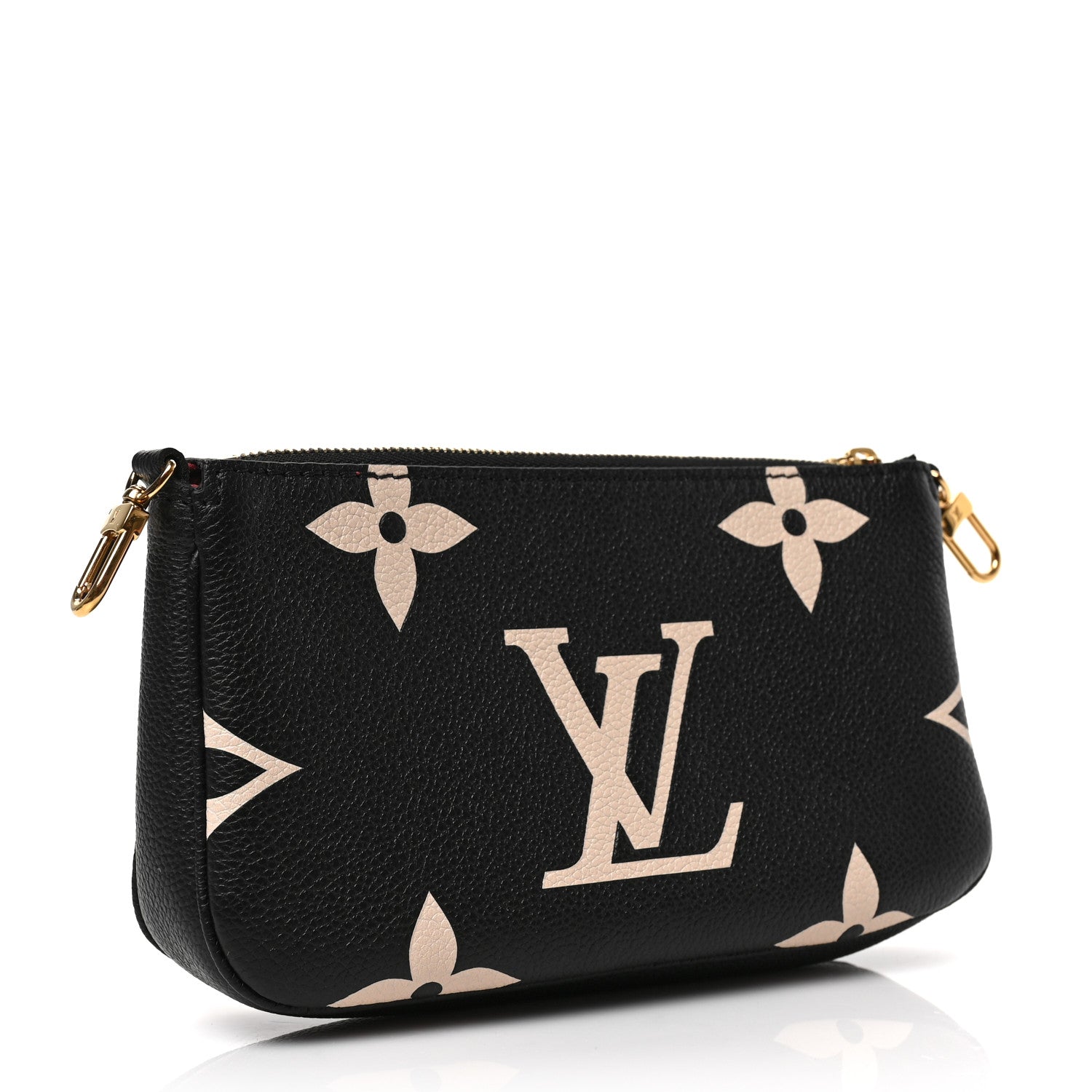 Louis Vuitton Empreinte Monogram Giant Multi Pochette Accessories Mini Pochette Black Beige 2 of 6