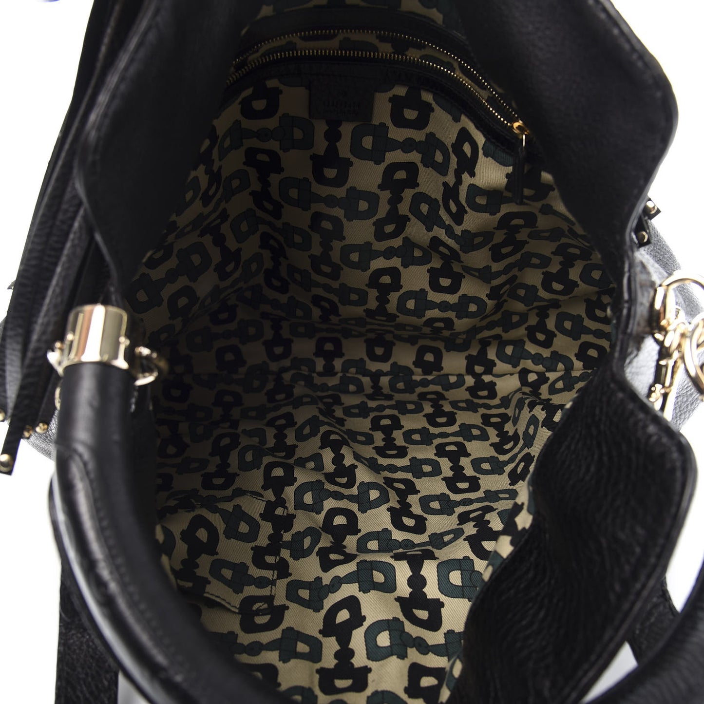 Calfskin Large Indy Top Handle Hobo Black
