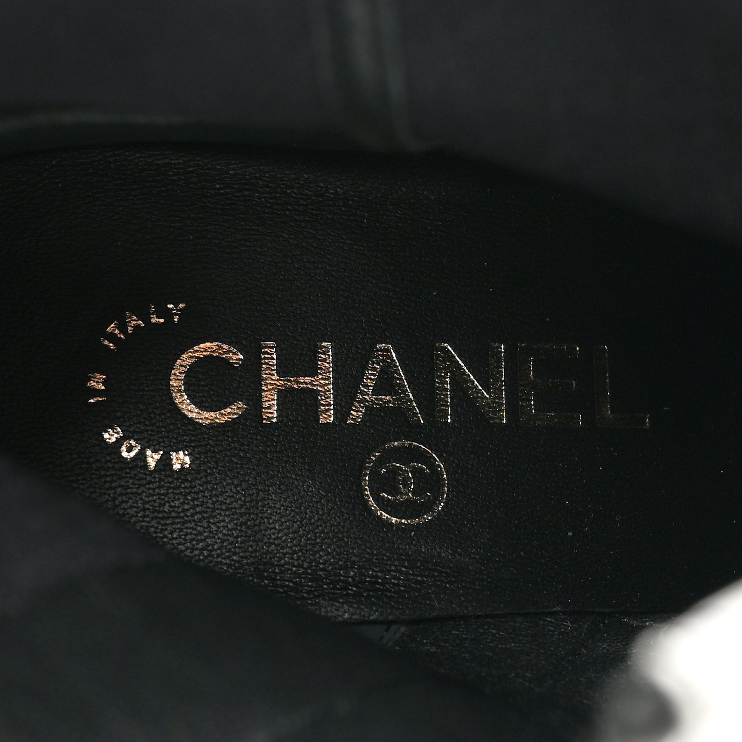 Lambskin Ankle Boots 40 Ivory Black