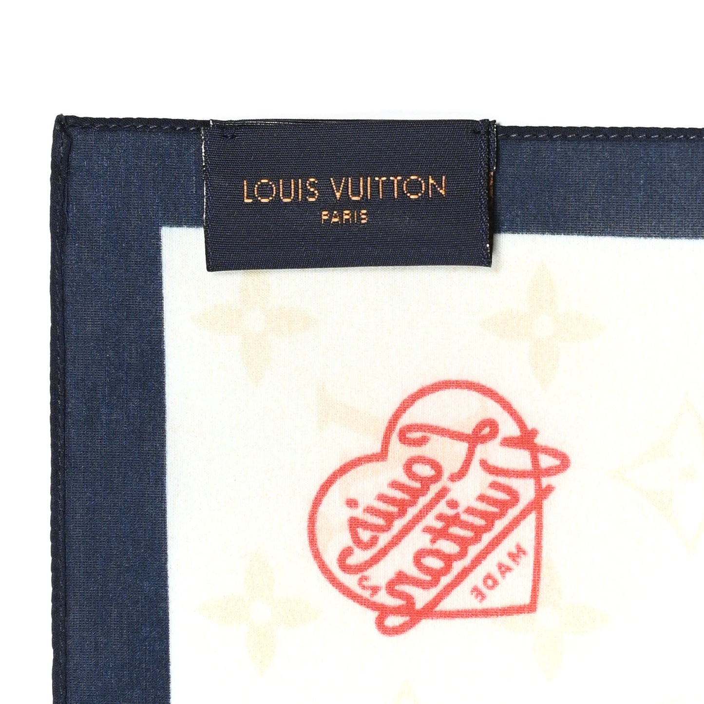 X NIGO Cotton Silk LV Made Bandana Set Multicolor