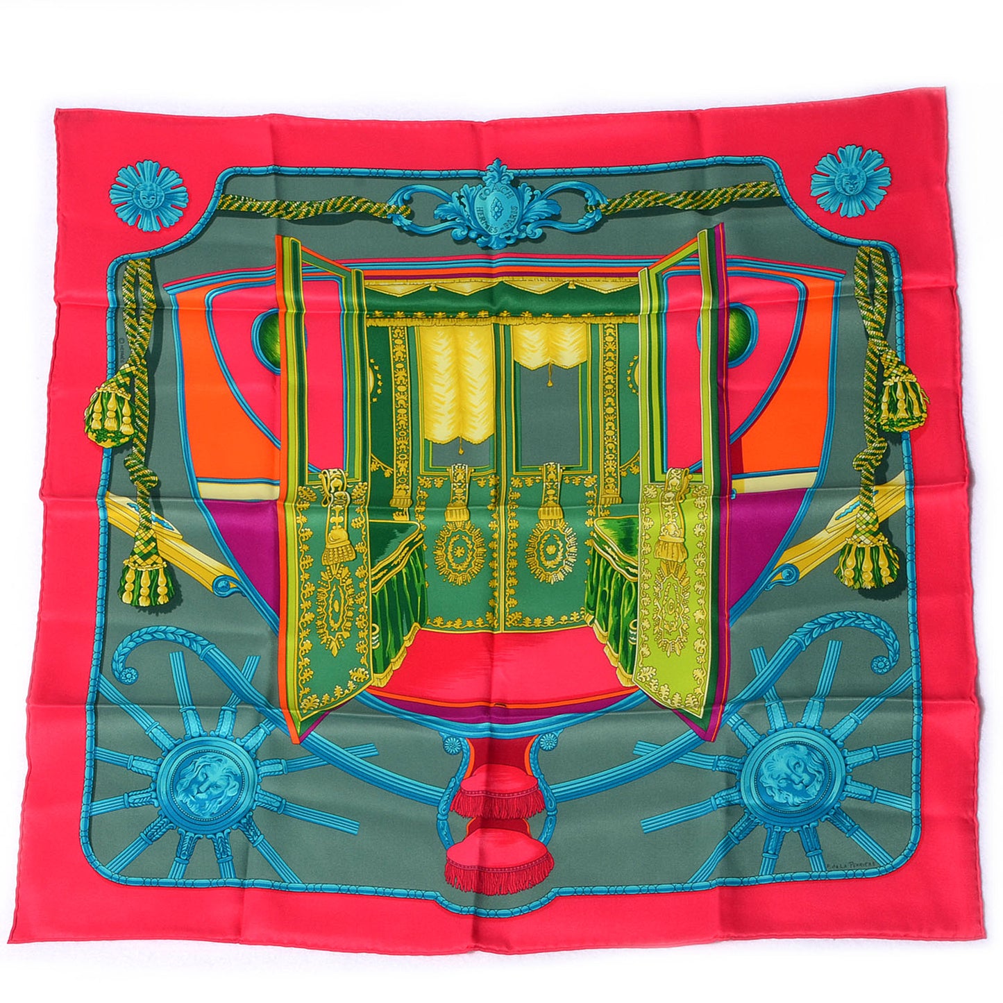Silk Coach Scarf 70