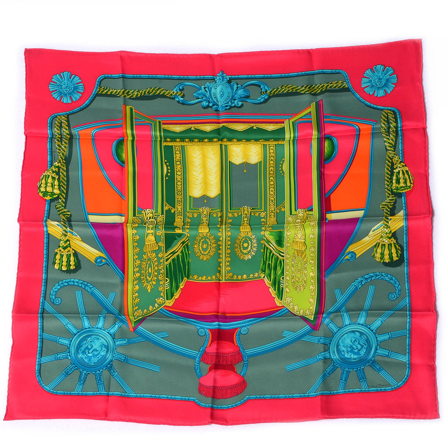 Hermes Silk Coach Scarf 70 2 of 5