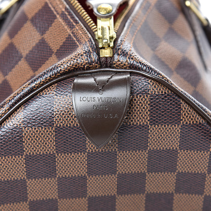 Louis Vuitton Damier Ebene Speedy 35 5 of 13