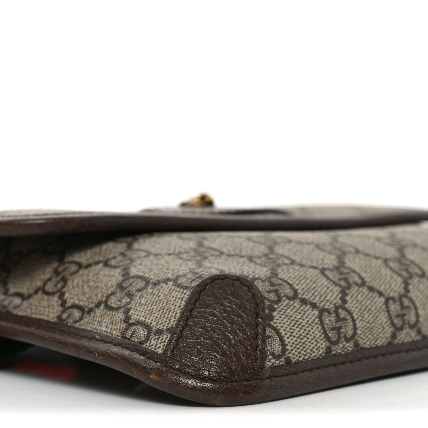 Gucci GG Supreme Monogram Neo Vintage Web Belt Bag Brown 7 of 8