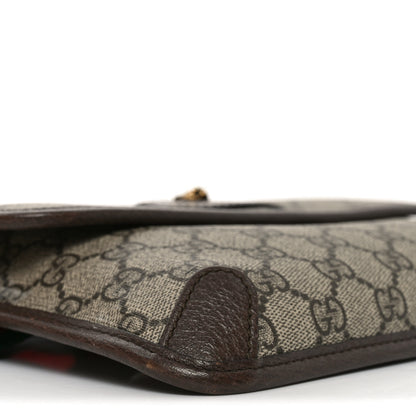 Gucci GG Supreme Monogram Neo Vintage Web Belt Bag Brown 7 of 8