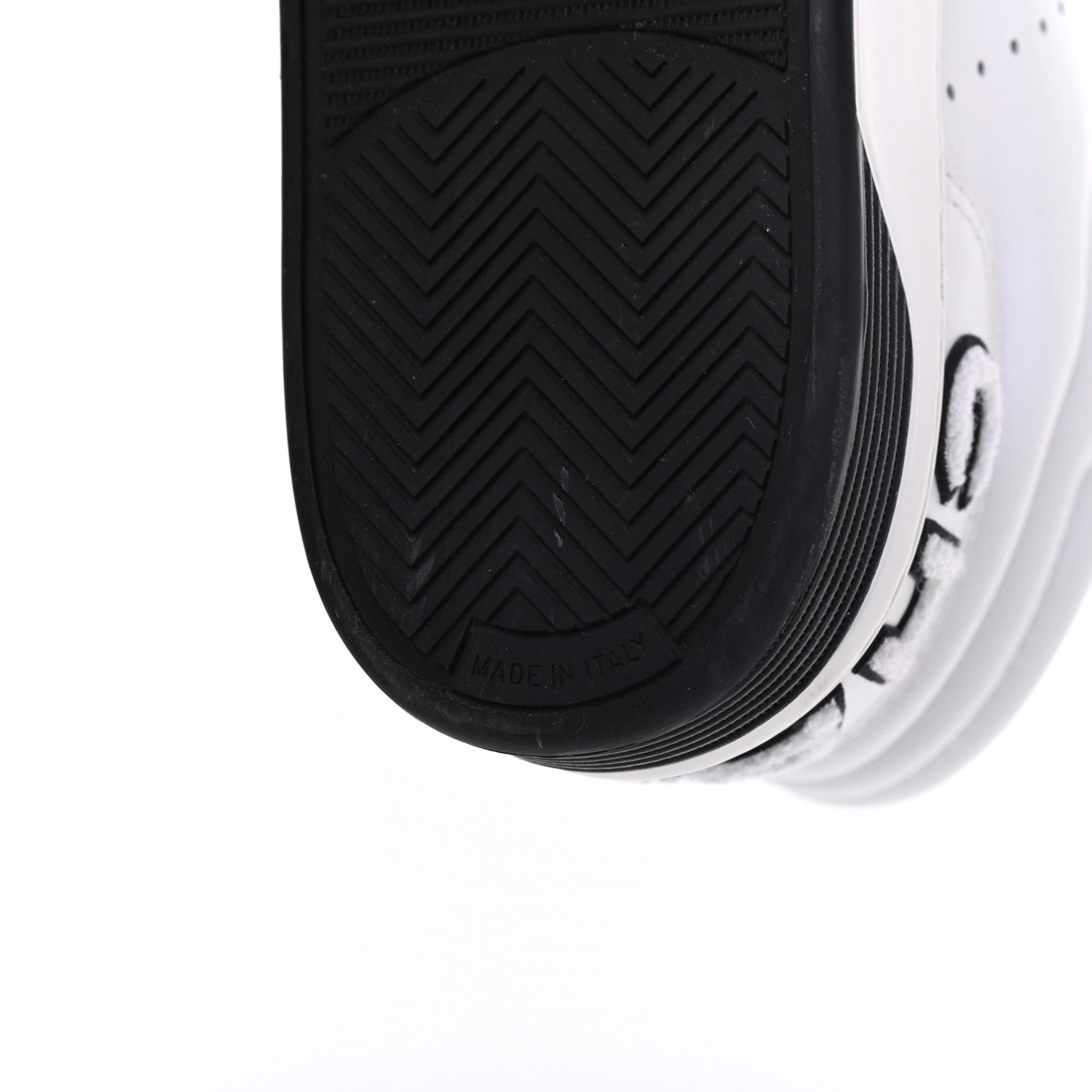 Chanel Calfskin Womens Logo High Top Sneakers 39 Black White 10 of 13