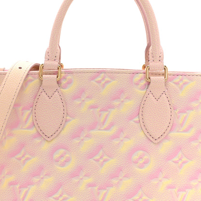 Louis Vuitton Empreinte Monogram Summer Stardust Onthego PM Pink 7 of 9
