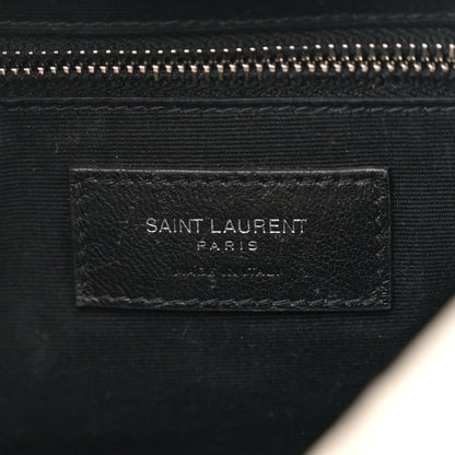 Saint Laurent Calfskin Y Quilted Monogram Small Loulou Bowling Bag Ivory 6 of 15