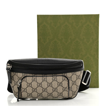 Gucci GG Supreme Monogram Belt Bag Black 11 of 11