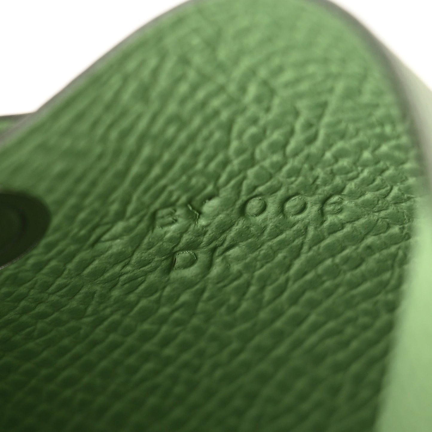 Epsom Calvi Card Case Vert Criquet