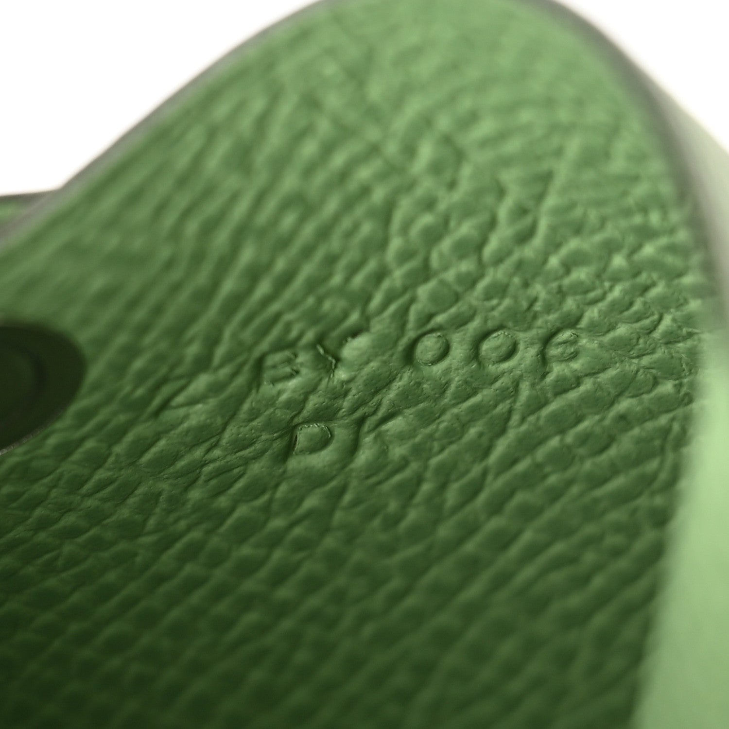 Hermes Epsom Calvi Card Case Vert Criquet 7 of 9