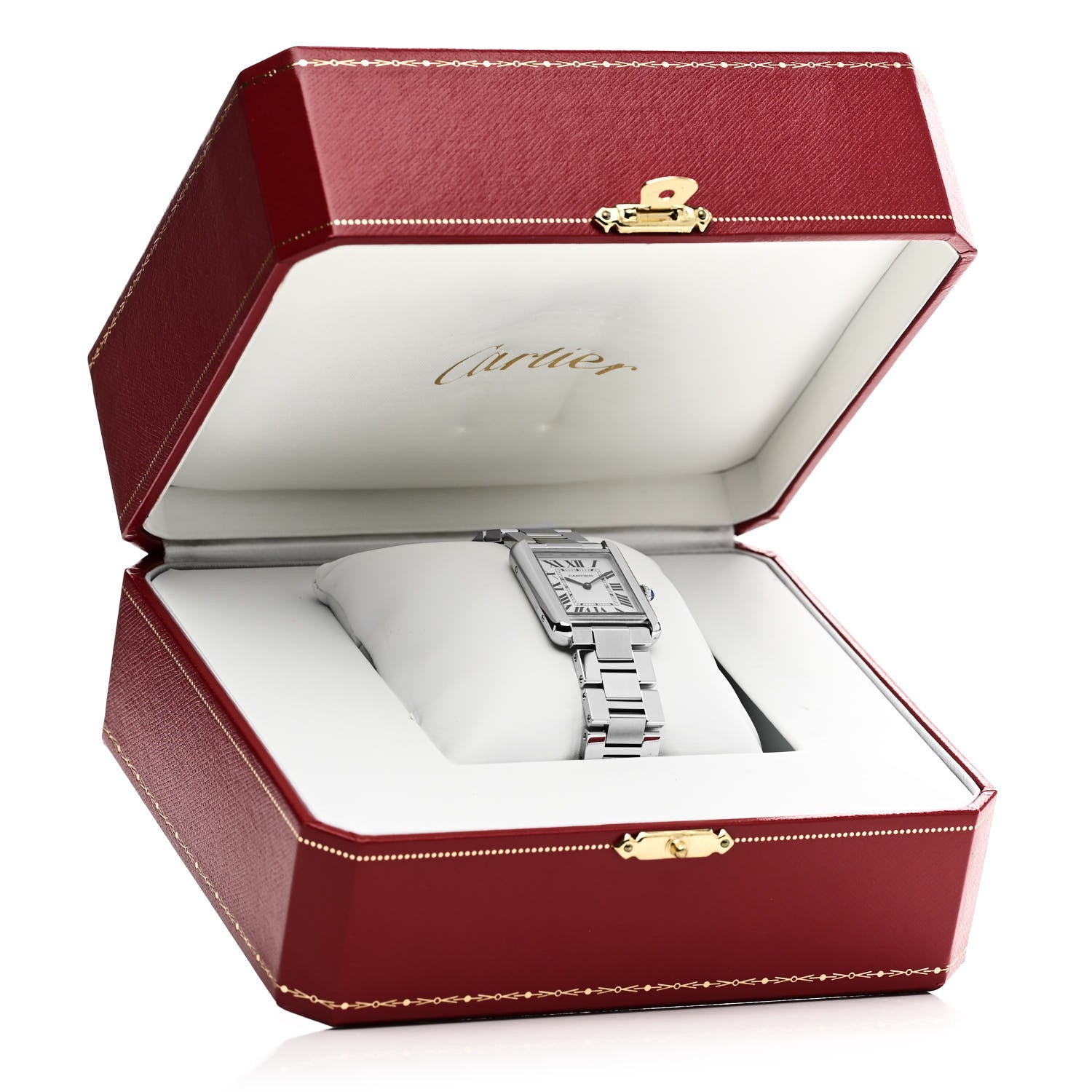 Cartier Stainless Steel 24mm Tank Solo Quartz Watch 5 of 5