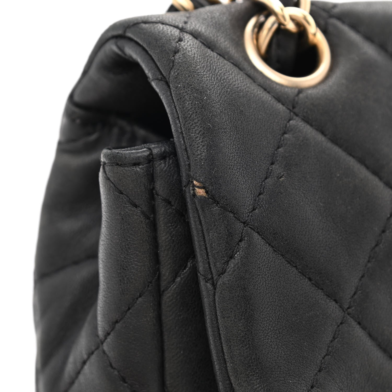 Chanel Lambskin Quilted Medium Precious Jewel Single Flap Black 12 of 12