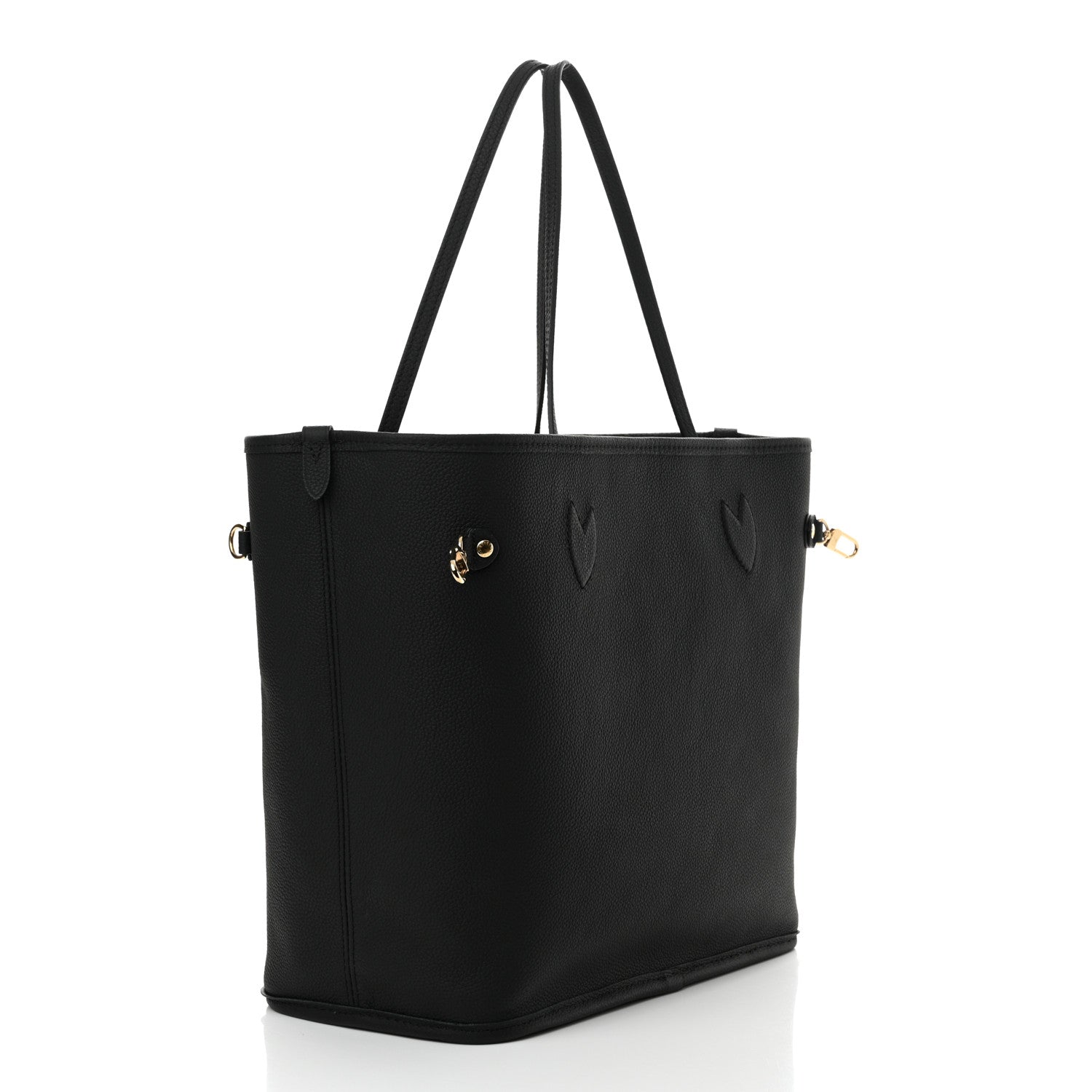 Louis Vuitton Monogram Calfskin Neo Neverfull Inside Out MM Black 7 of 18
