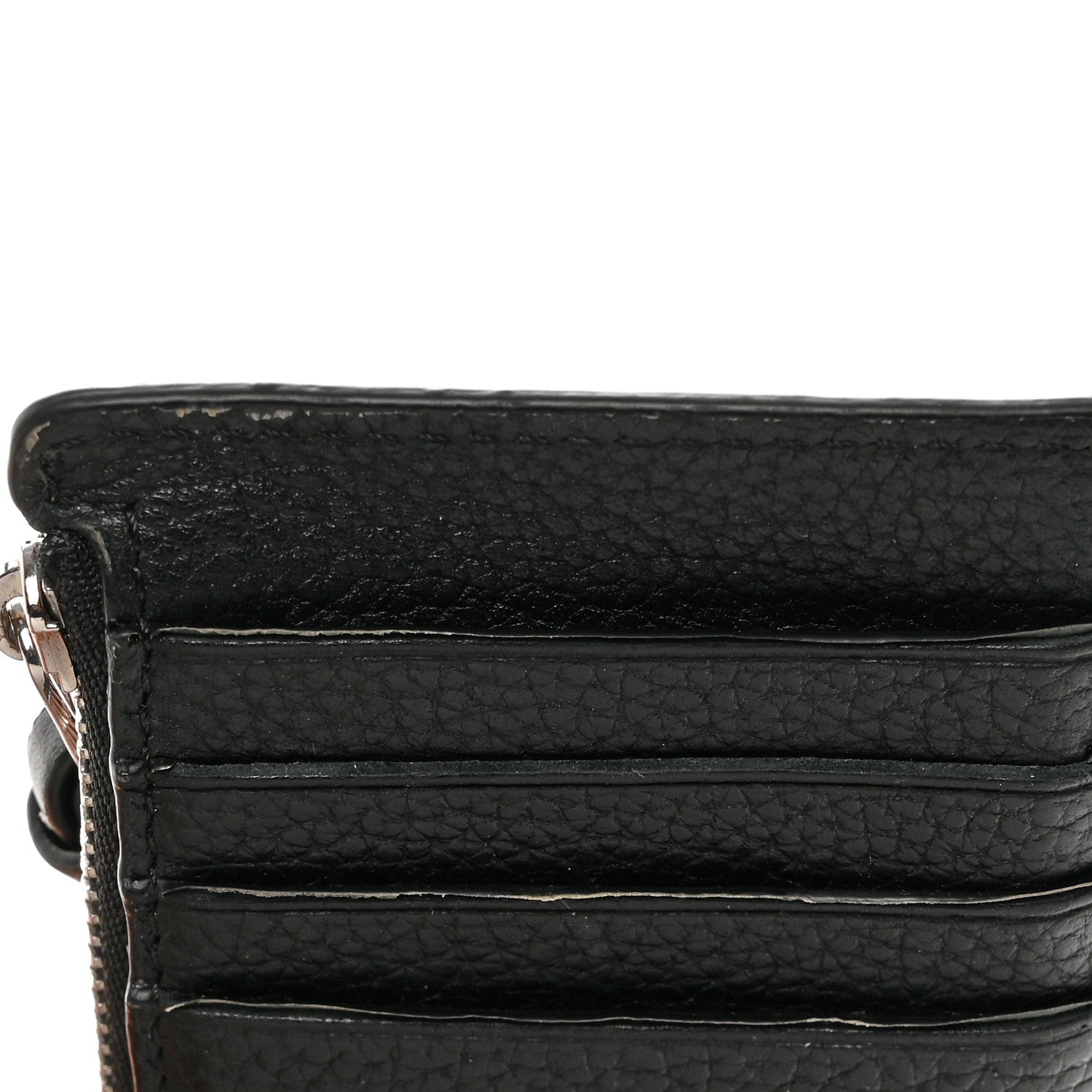 Loewe Soft Grained Calfskin Coin Card Holder Black 8 of 13