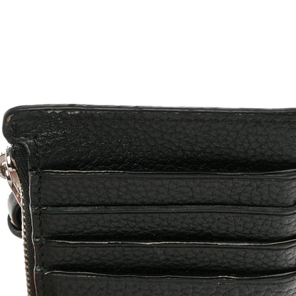 Loewe Soft Grained Calfskin Coin Card Holder Black 8 of 13