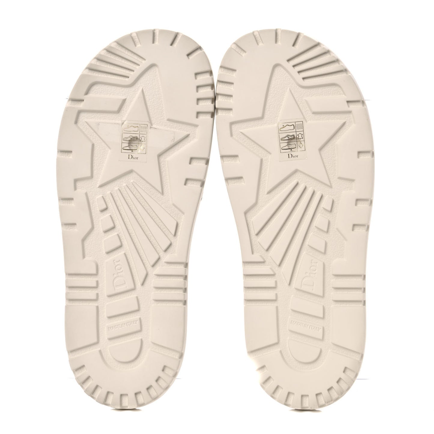 Canvas Toile de Jouy Embroidered Dway 10mm Slide Sandals 39.5 Off White Grey