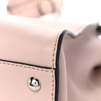 Fendi Vitello Seta Shiny Nappa Medium Peekaboo Iconic Satchel Soap Opale 9 of 19