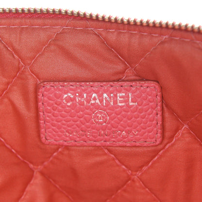 Chanel Caviar Quilted Large Cosmetic Case Rose Pink 6 of 8