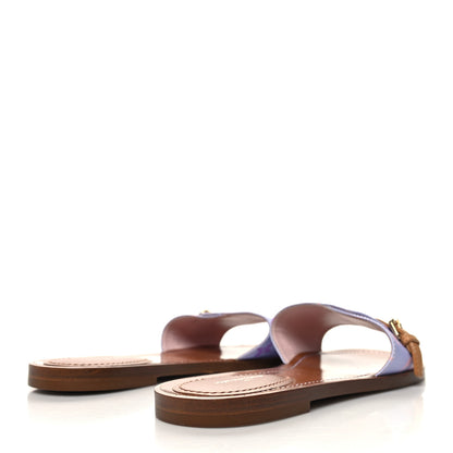 Louis Vuitton Monogram Spring in the City Lock It Flat Mule 37.5 Sunrise Pastel 4 of 8