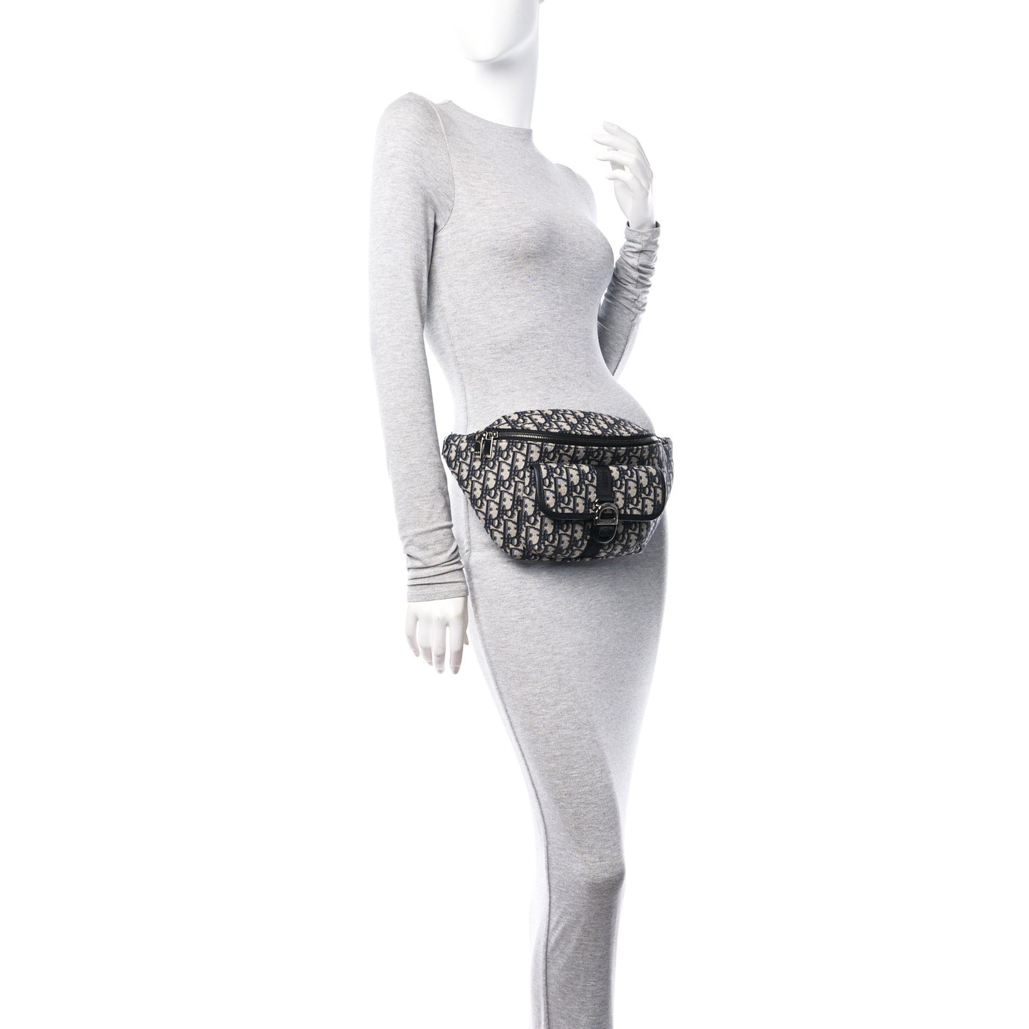 Oblique Dior 8 Belt Bag Beige Black